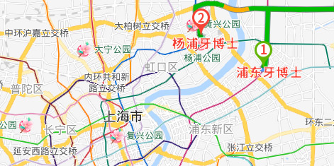 上海牙博士口腔路线图